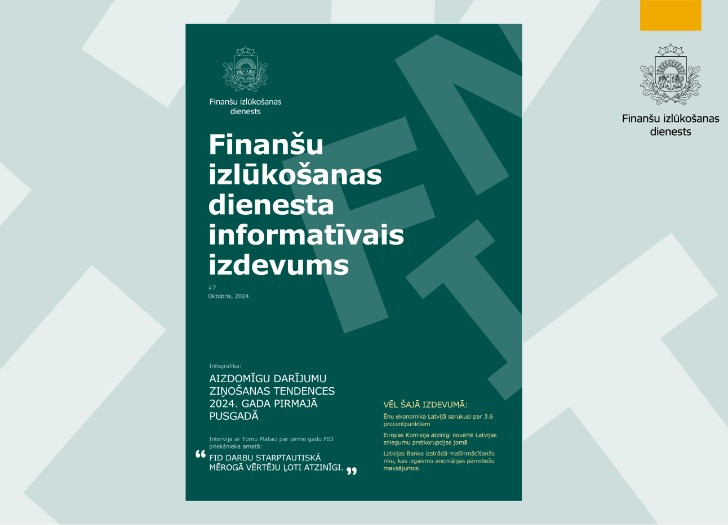 Finanšu izlūkošanas dienesta oktobra informatīvais izdevums