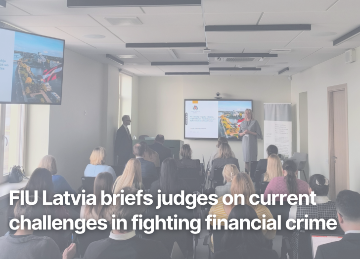 FIU Latvia briefs judges on current challenges in fighting financial crime