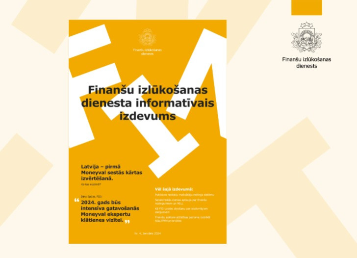 Jaunākais Finanšu izlūkošanas dienesta informatīvais izdevums ziņo par gatavošanos MONEYVAL 6. kārtas izvērtēšanai