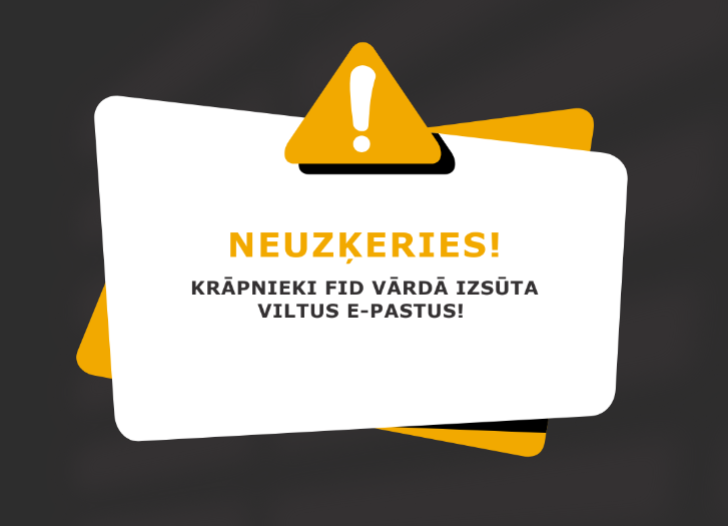 Krāpnieki FID vārdā izsūta viltus e-pastus