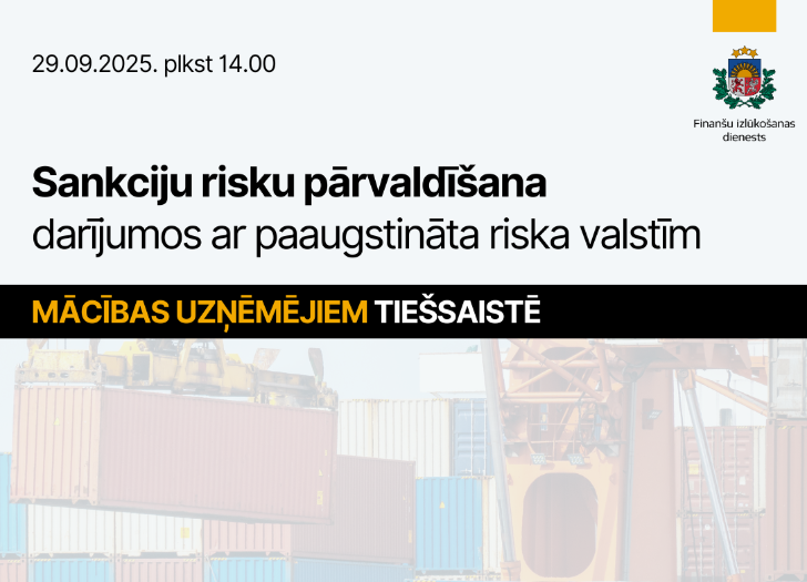Sankciju risku pārvaldīšana: tiešsaistes mācības uzņēmējiem
